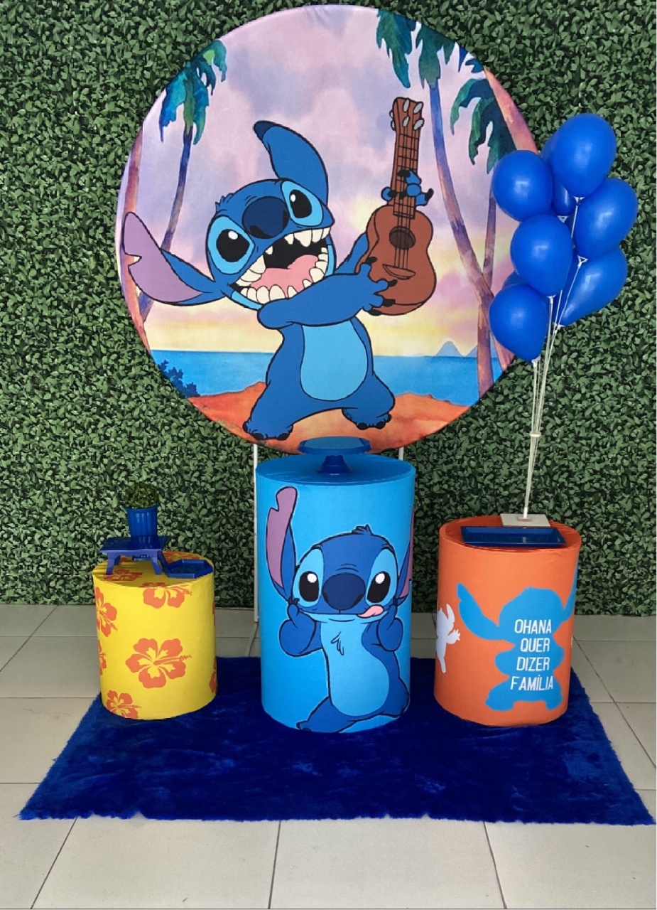 Stitch Violão Menino  - Decorkidfesta