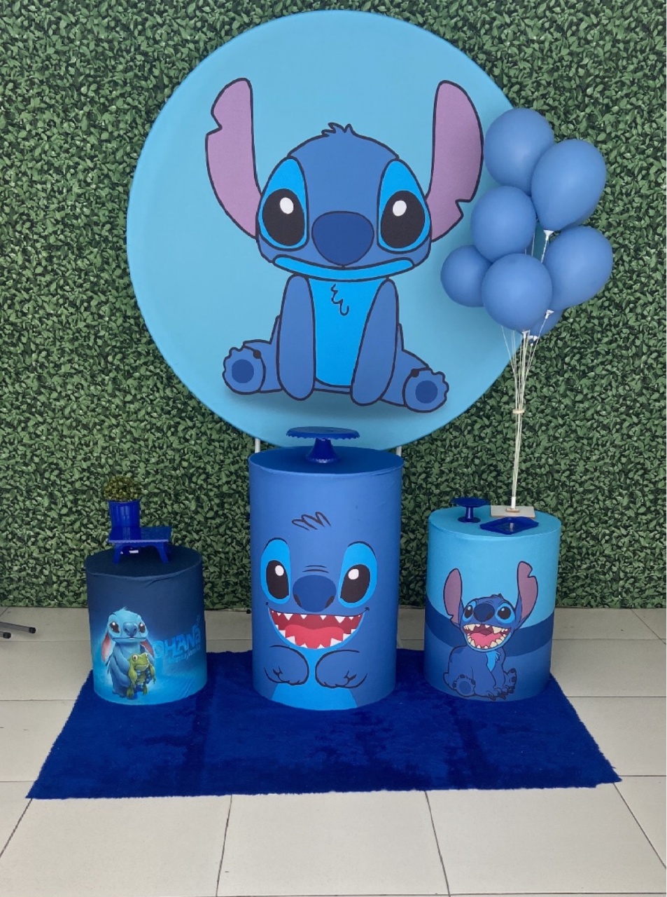 Stitch Azul  - Decorkidfesta