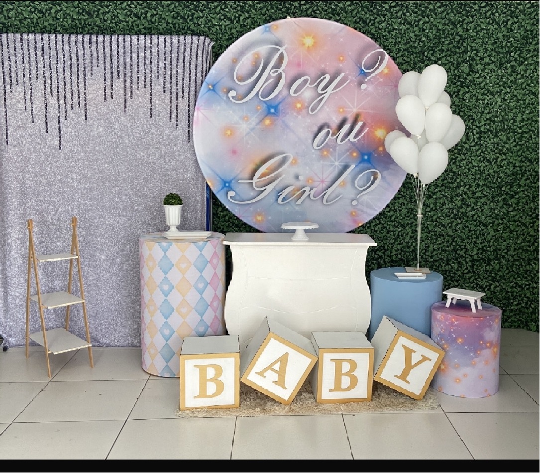 Chá Revelação (2 Ursos) Sem Cubo Baby - Decorkidfesta