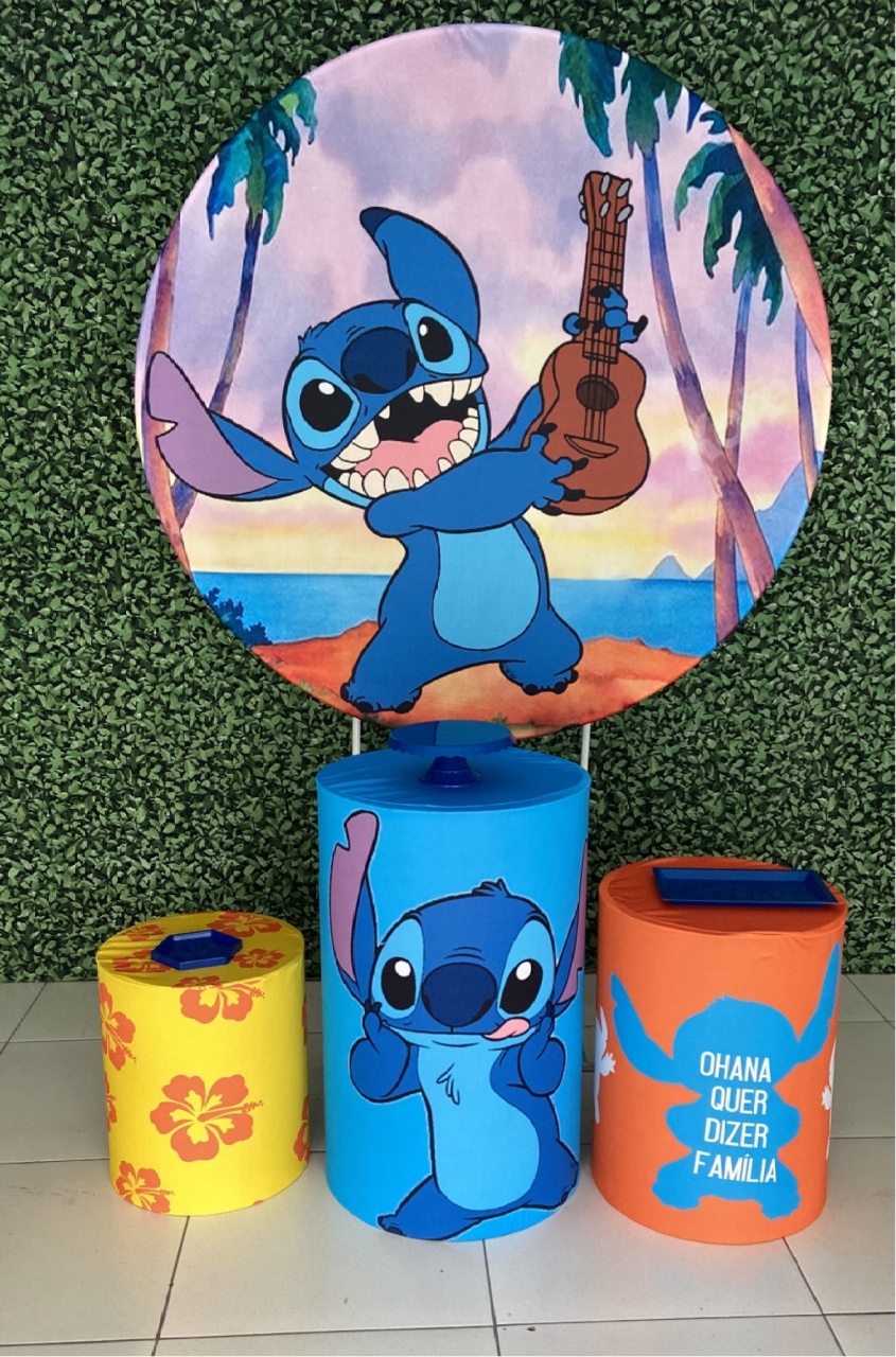 Stitch Violão Menino  - Decorkidfesta