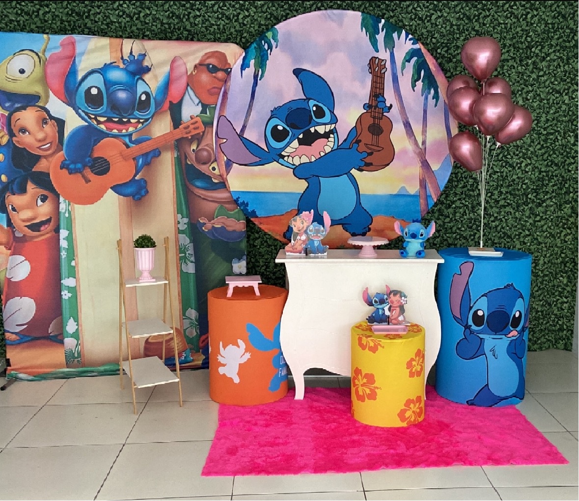 Stitch Violão (Menina) - Decorkidfesta