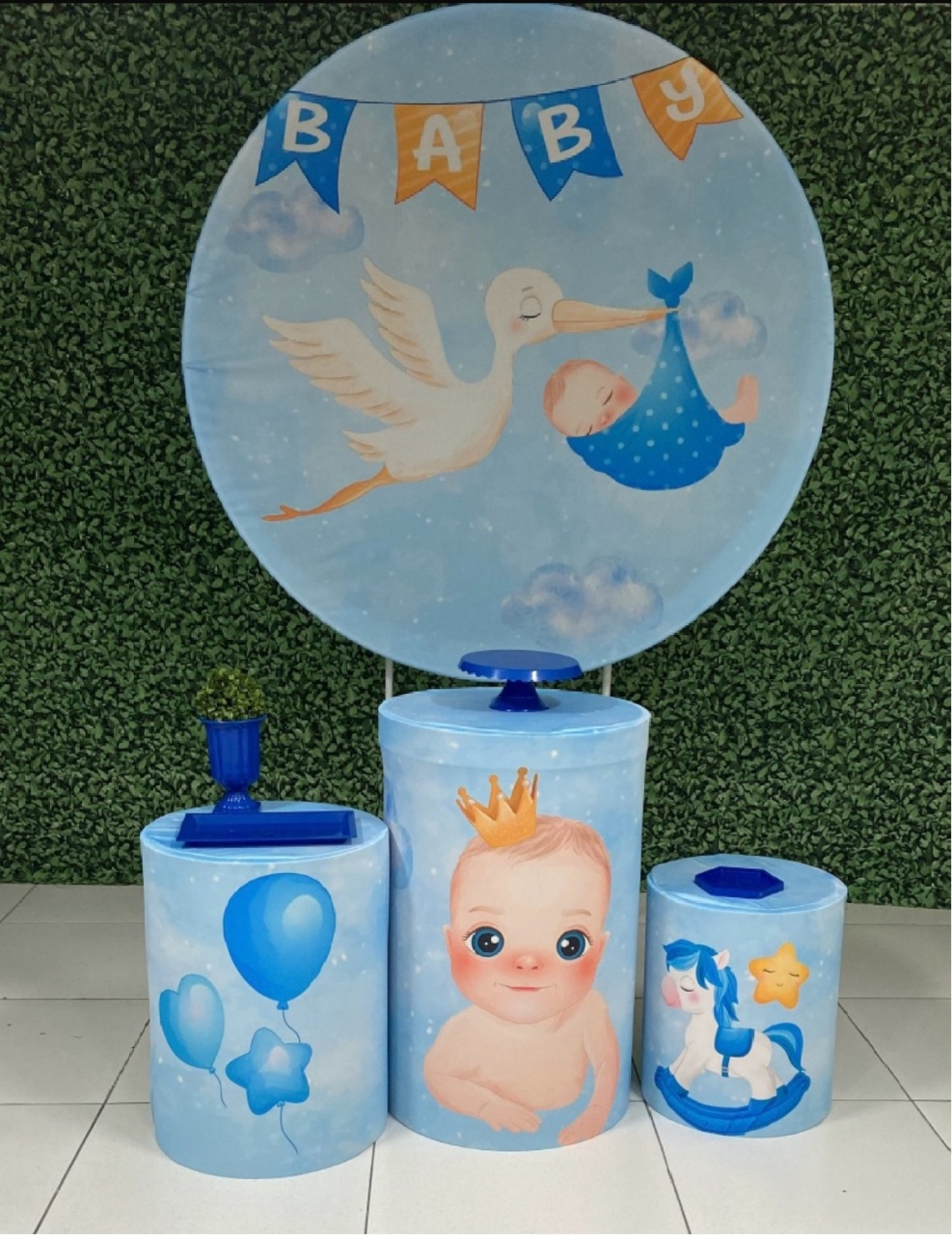 Chá de Bebê Cegonha  - Decorkidfesta