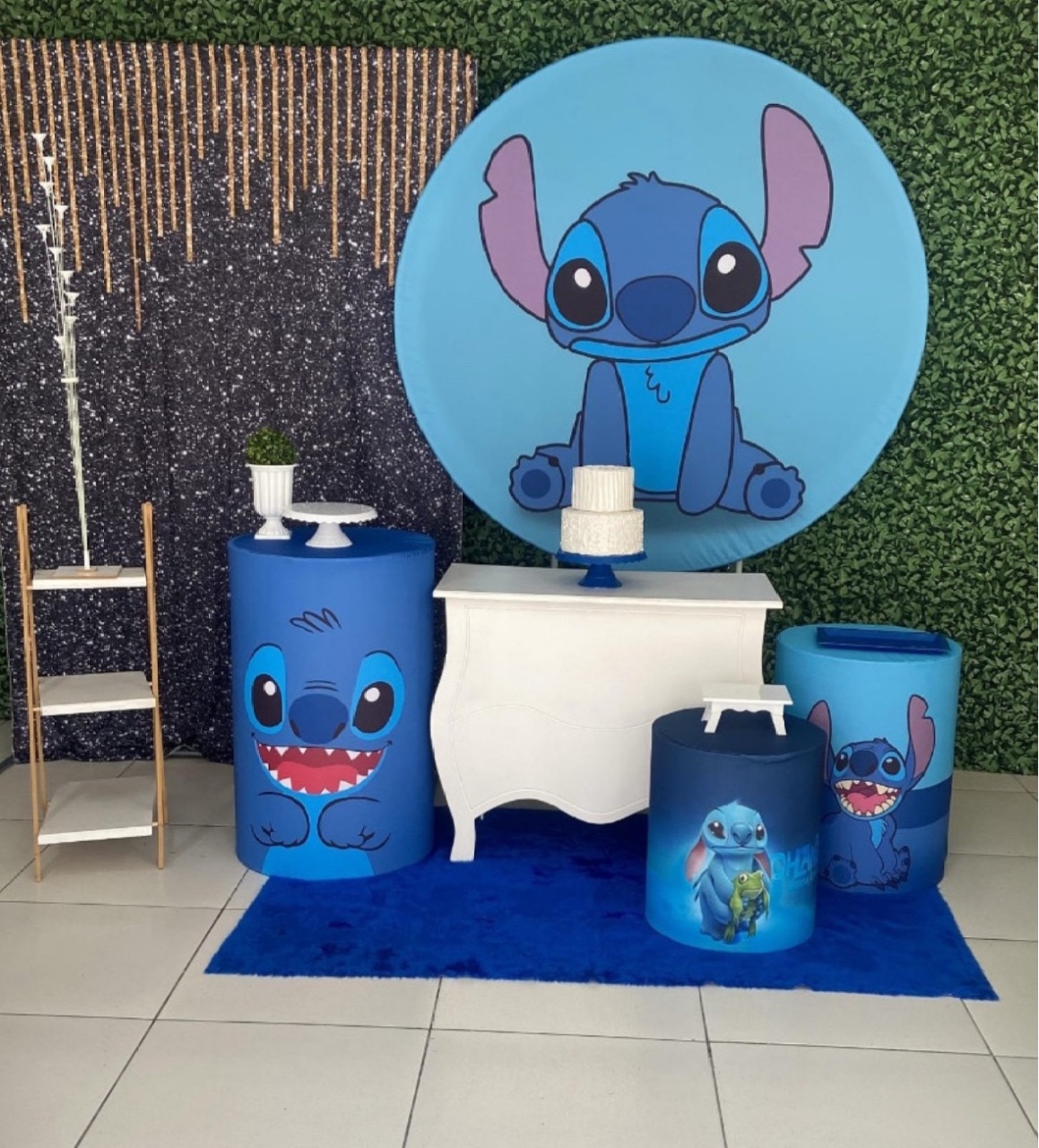 Stitch Azul  - Decorkidfesta