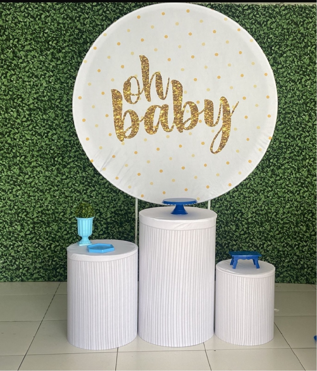 Oh Baby Azul  - Decorkidfesta
