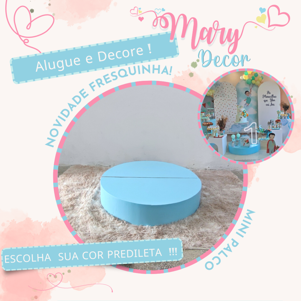 Mini Palco - Mary Decor Festas & Locações