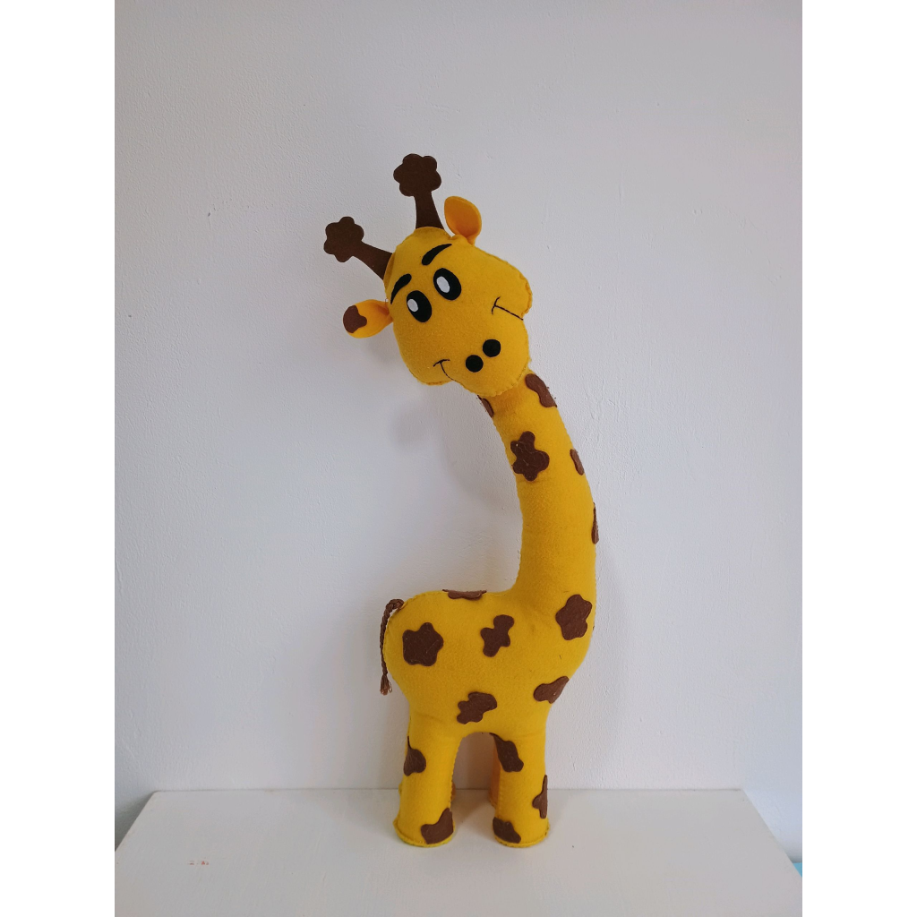 Girafa da Galinha Pintadinha Feltro - Mary Decor Festas & Locações