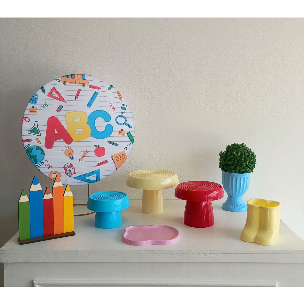 Mini Kit Abc Festa Na Mesa - Mary Decor Festas & Locações