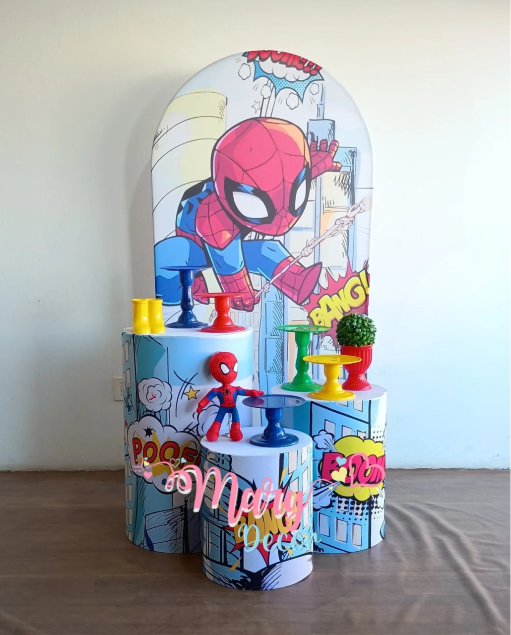 Homem Aranha Baby Kit So Um Bolinho - Mary Decor Festas & Locações