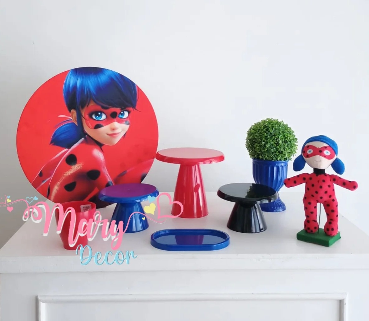 Mini Kit  Lady Bug - Mary Decor Festas & Locações