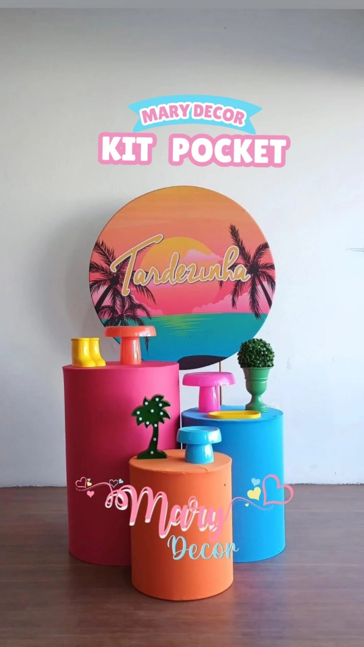 Kit Pocket Tardezinha - Mary Decor Festas & Locações