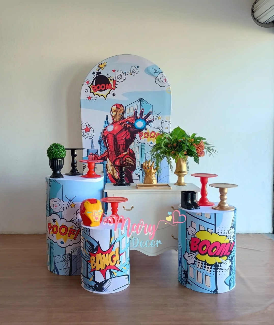 Homem de Ferro Kit Festa Em Casa - Mary Decor Festas & Locações