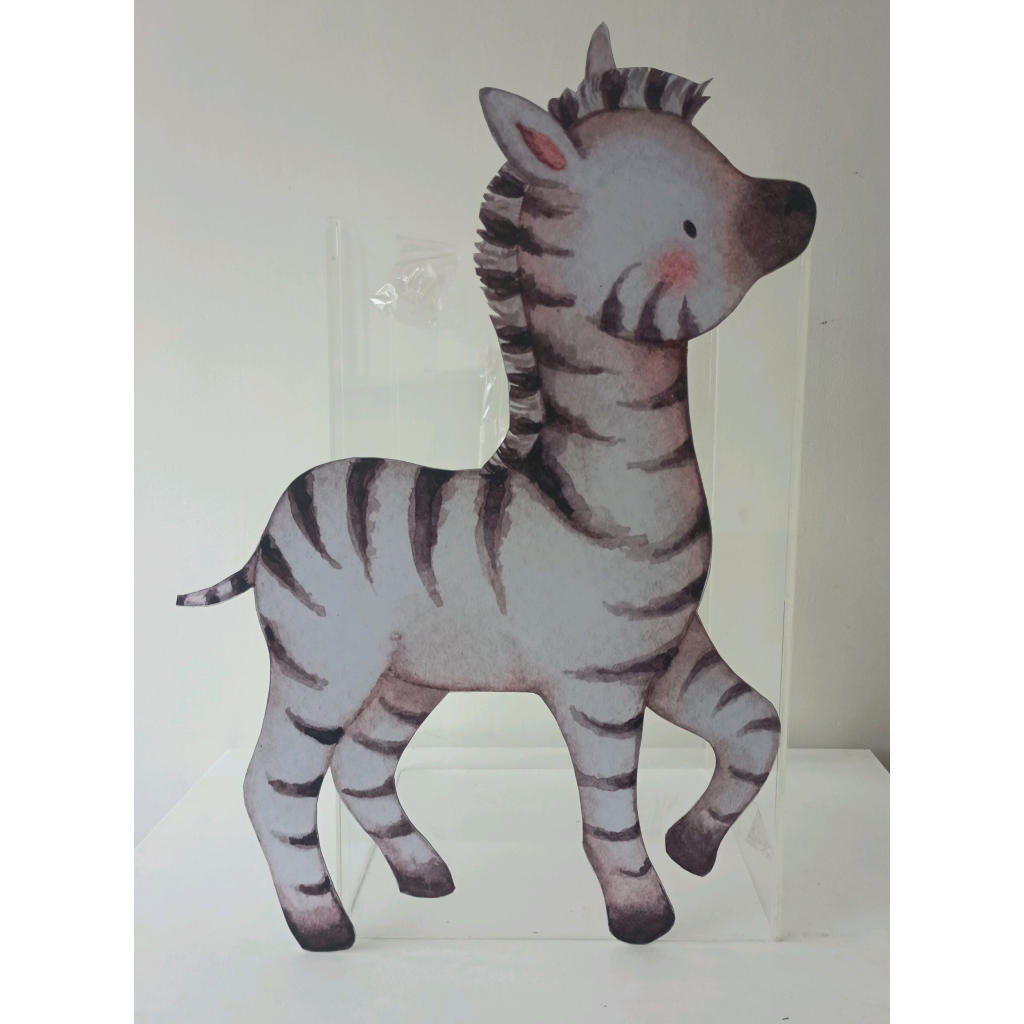 Display Zebra Safari Baby - Mary Decor Festas & Locações
