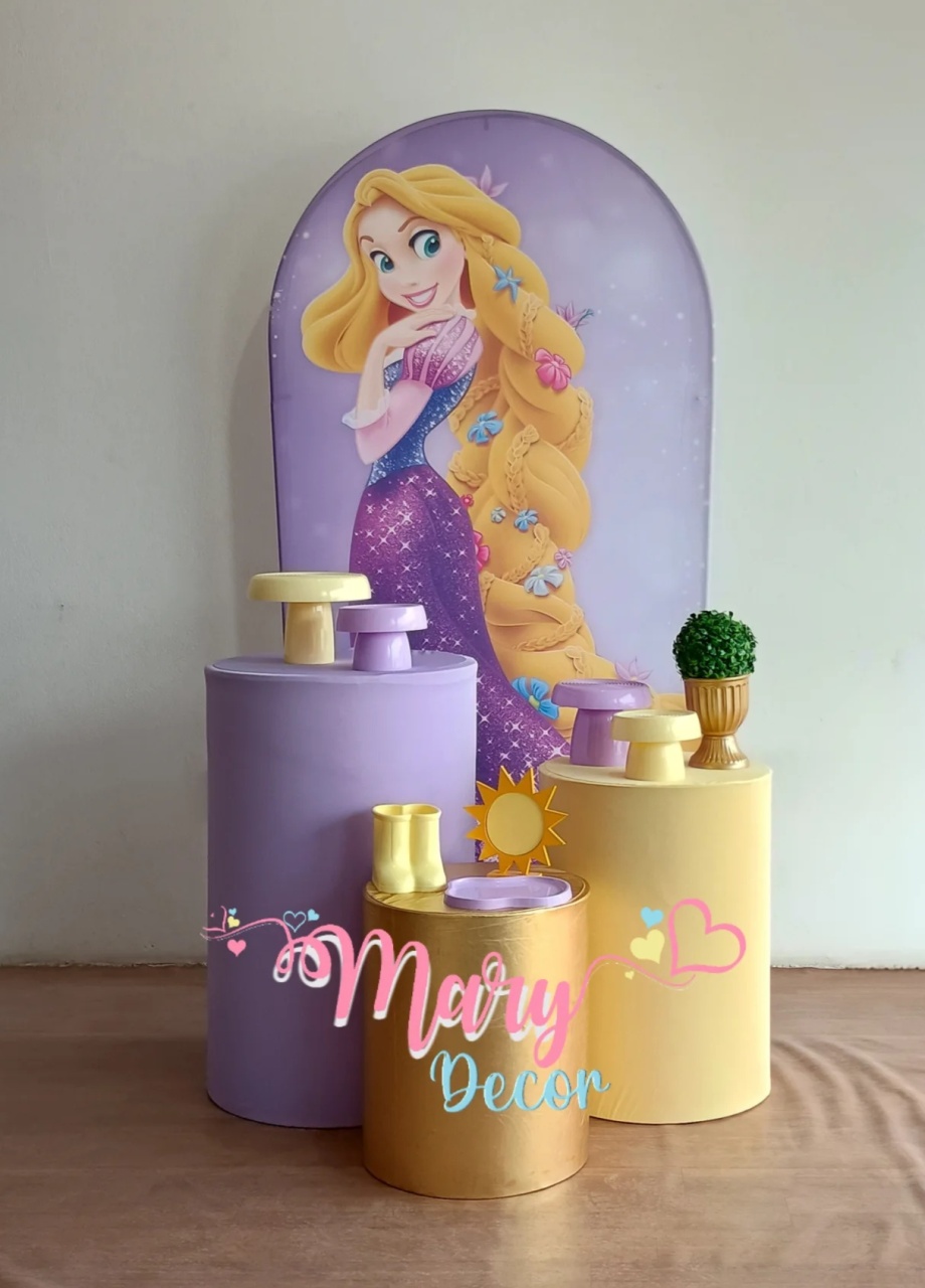 Rapunzel Kit Celebre Básico - Mary Decor Festas & Locações