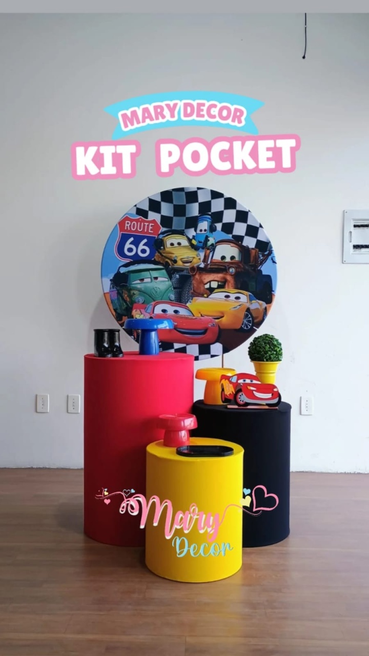 Kit Pocket Carros - Mary Decor Festas & Locações