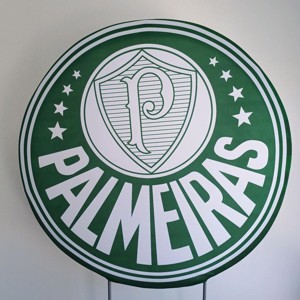 Capa Para Painel Redondo Do Palmeiras - Mary Decor Festas & Locações
