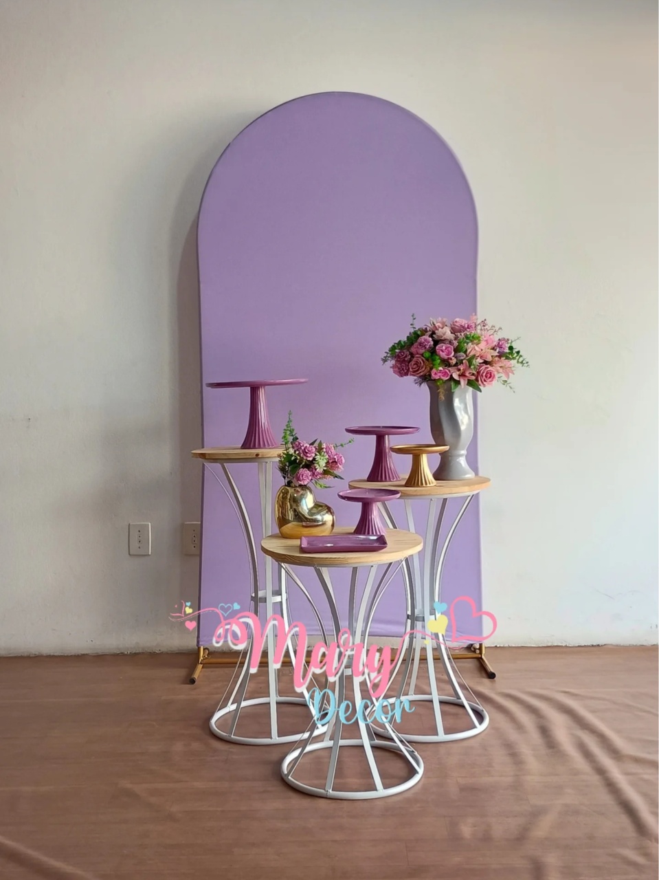 Lilás  Kit Celebre   - Mary Decor Festas & Locações