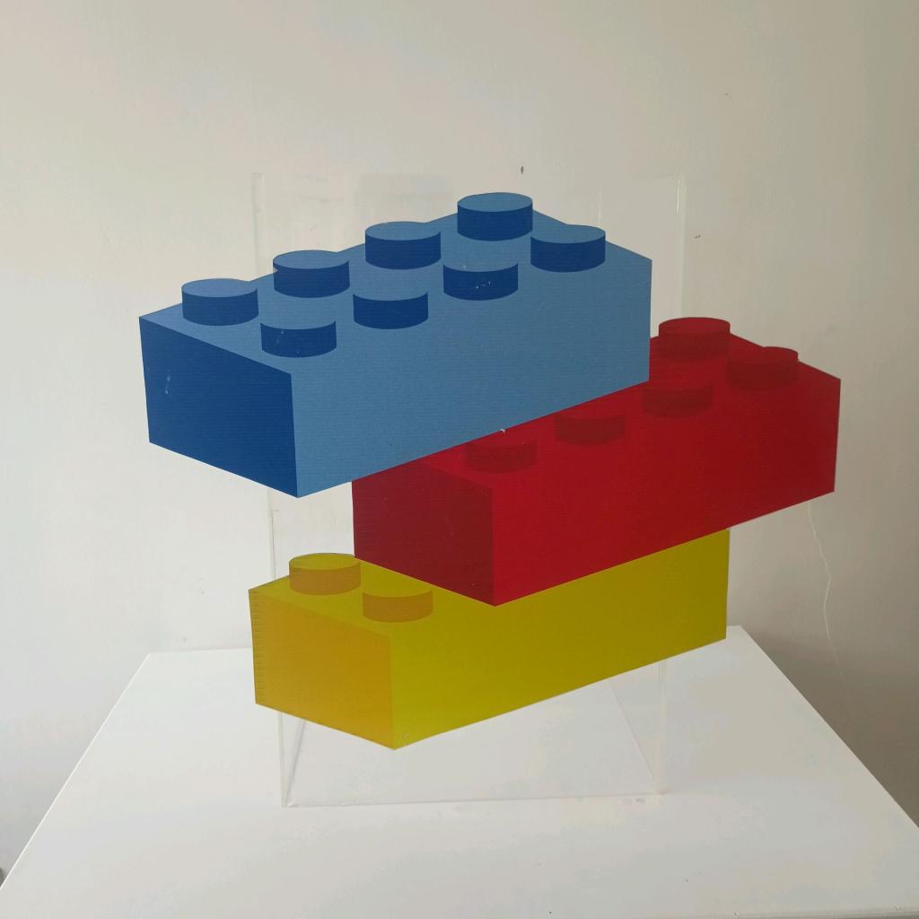 Display Cubo Lego - Mary Decor Festas & Locações