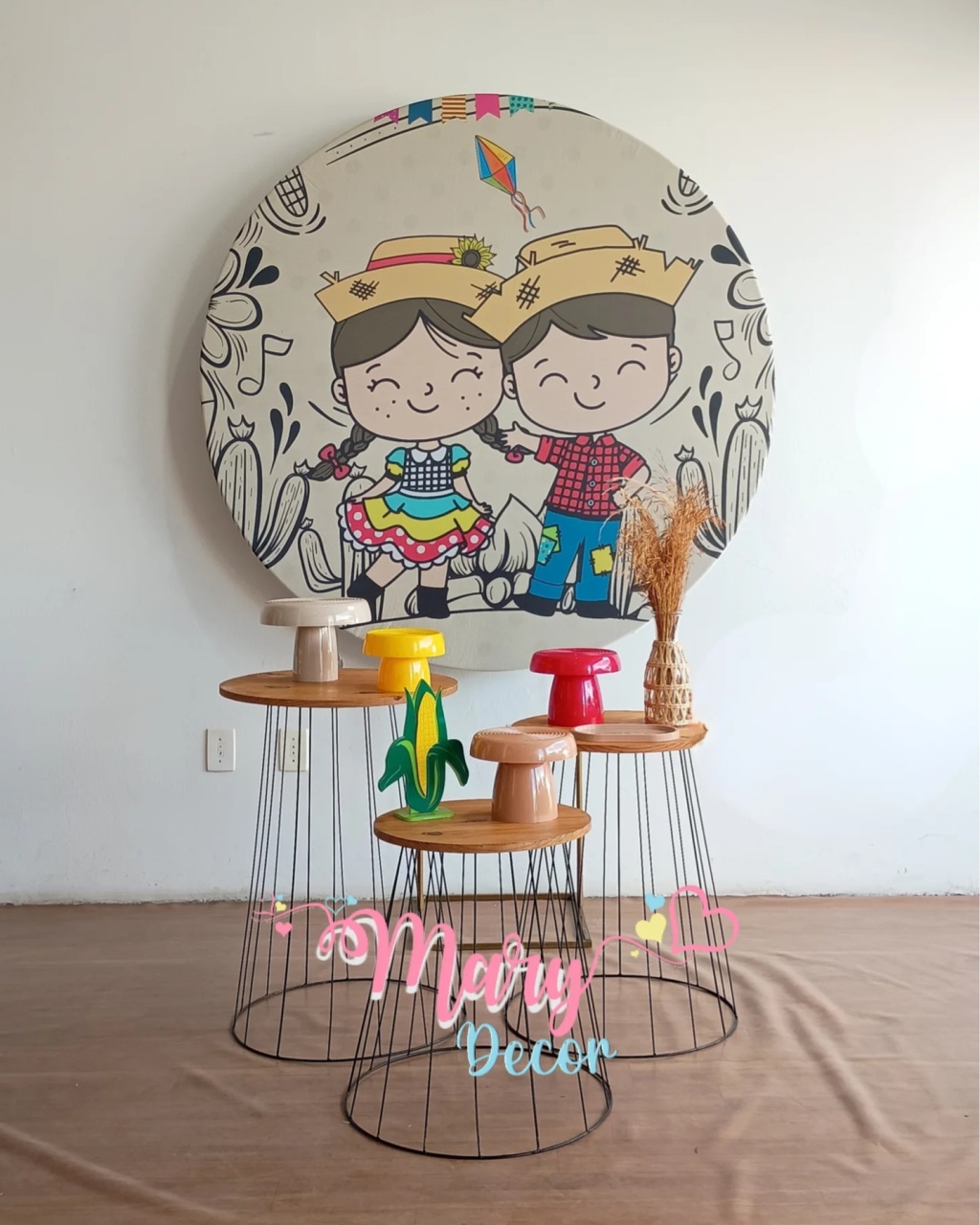 Festa Junina Kit Só Uma Coisinha Simples   - Mary Decor Festas & Locações