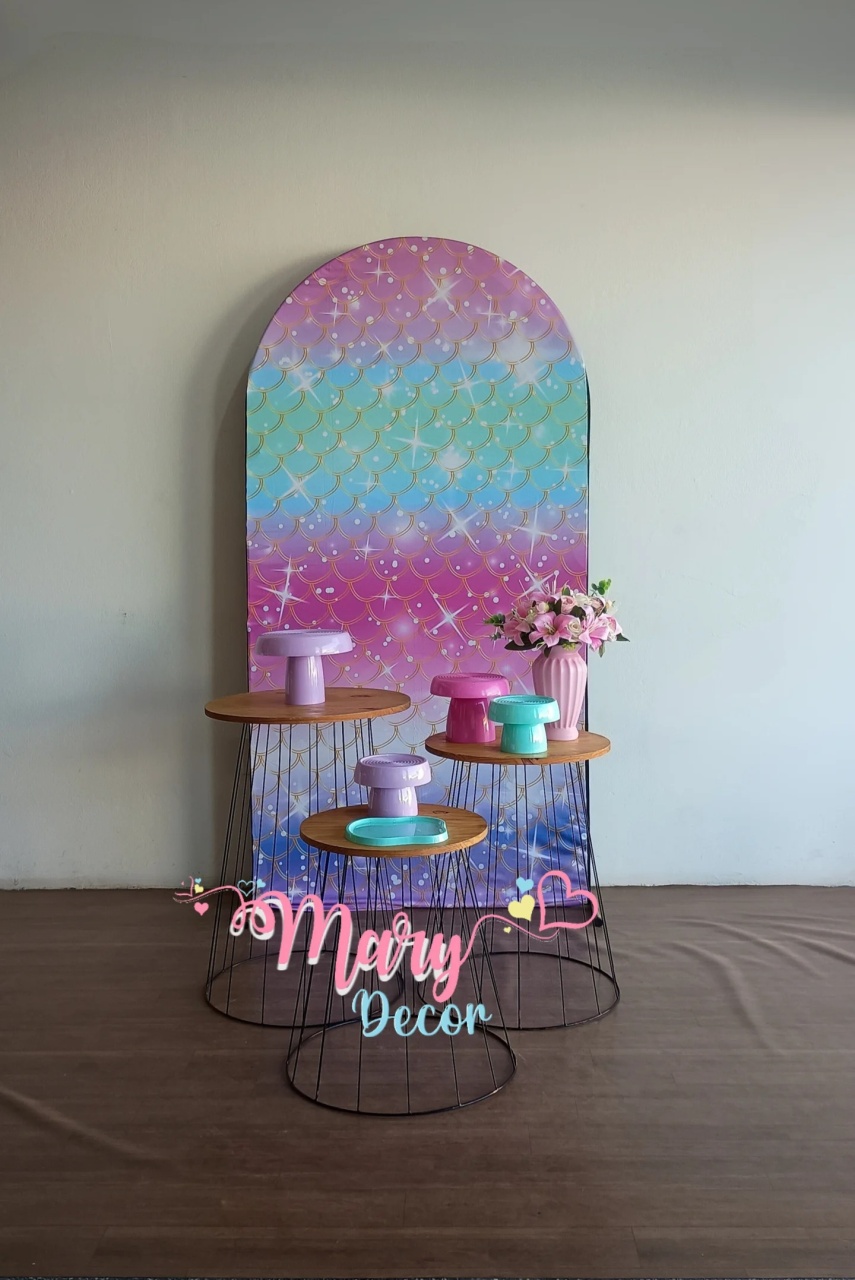 Sereia   Kit Meu Dia Especial   - Mary Decor Festas & Locações