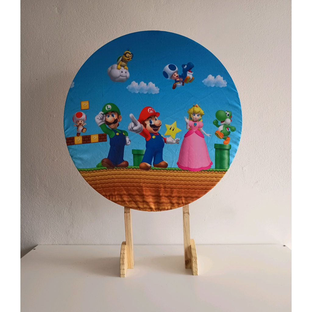 Capa Mini Painel 50X50 Super Mario - Mary Decor Festas & Locações