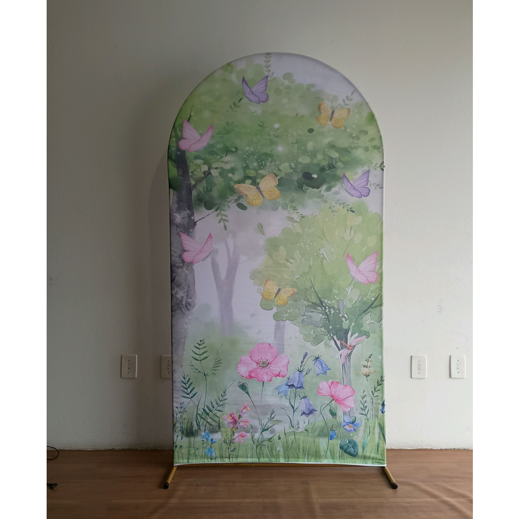 Capa Veste Fácil Painel Lateral Jardim 03 - Mary Decor Festas & Locações