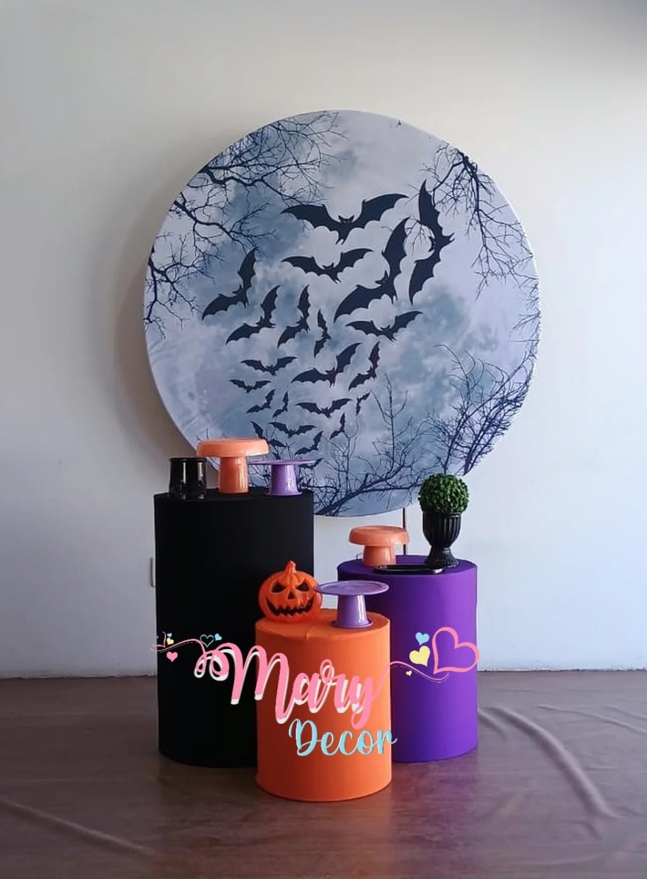 Kit  Halloween P&M (Basico) - Mary Decor Festas & Locações