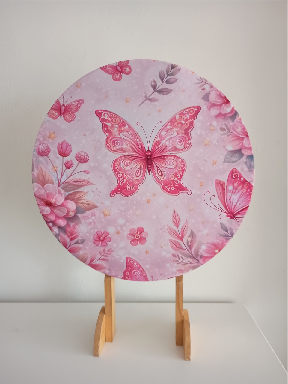 Capa Mini Painel Borboletas Rosa - Mary Decor Festas & Locações