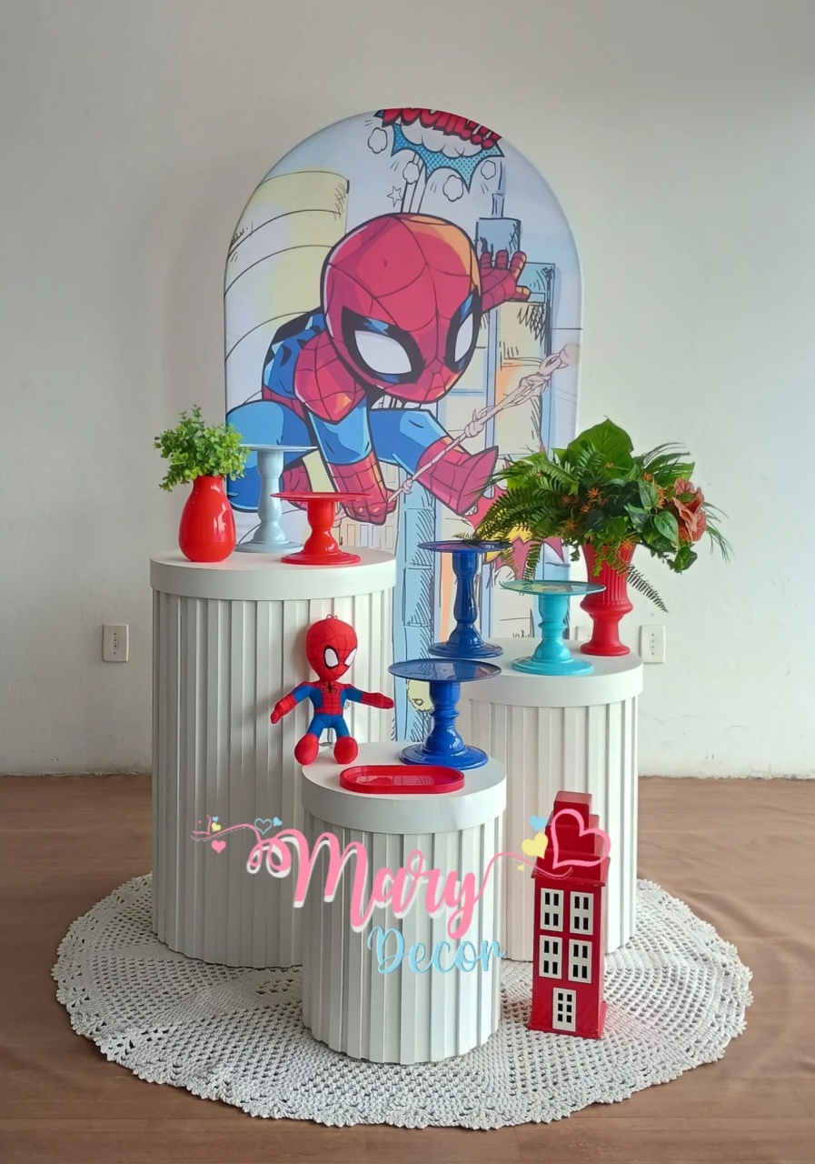 Homem Aranha Kit Celebre Baby Luxo - Mary Decor Festas & Locações