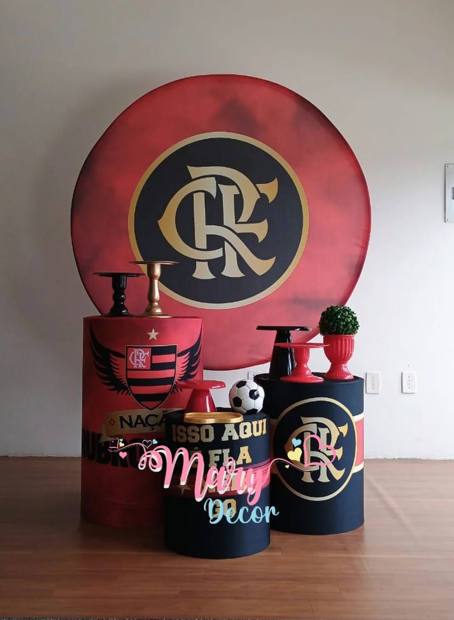 Flamengo Kit Só Um Bolinho  - Mary Decor Festas & Locações