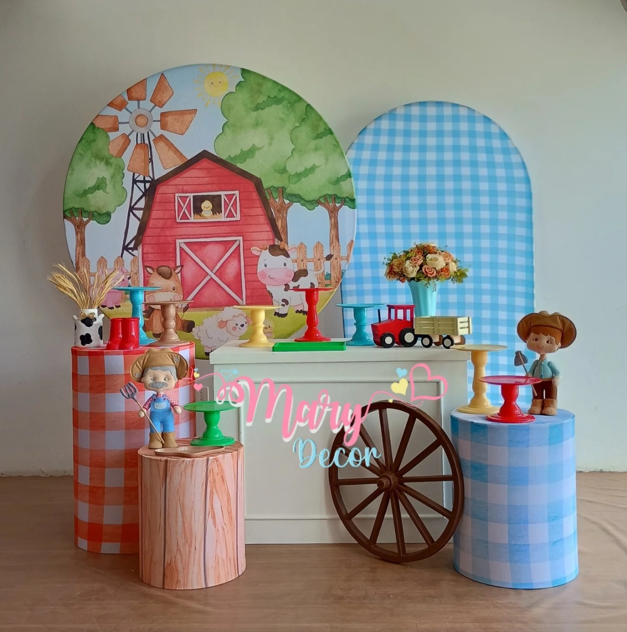 02 Fazendinha  Kit Comemore   - Mary Decor Festas & Locações