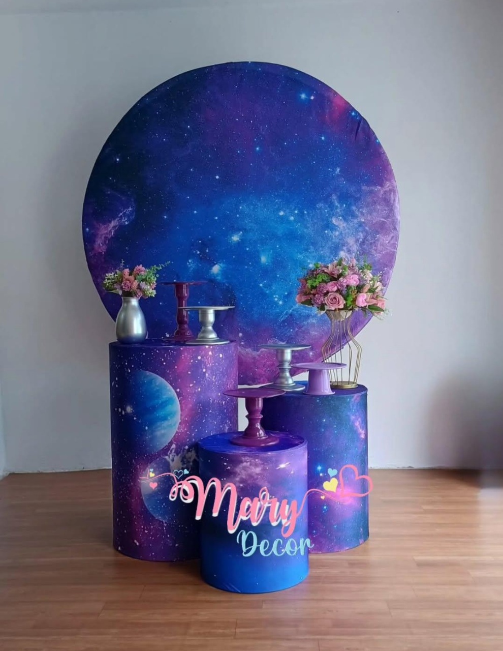 Galáxia Kit Só Um Bolinho Adulto  - Mary Decor Festas & Locações