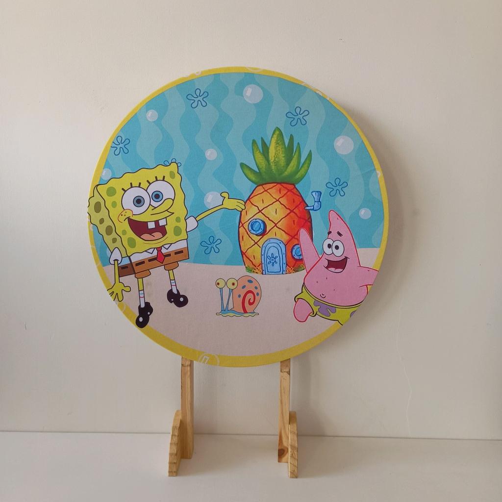 Capa Mini Painel 0.50X0.50 Bob Esponja - Mary Decor Festas & Locações
