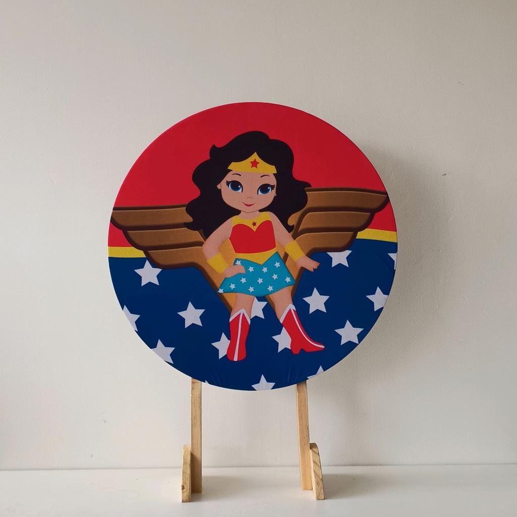 Capa Mini Painel Mulher Maravilha - Mary Decor Festas & Locações