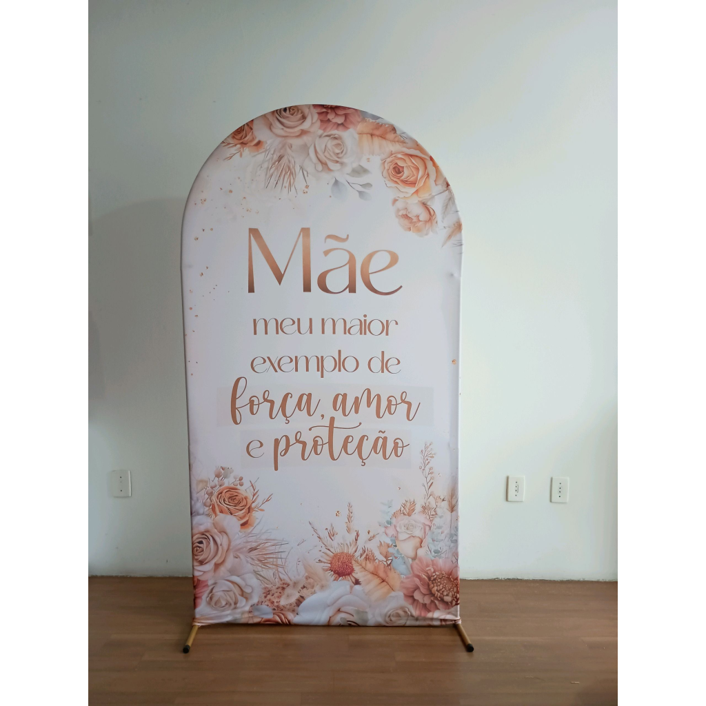 Capa Para Painel Romano Dias das Mães 2 - Mary Decor Festas & Locações