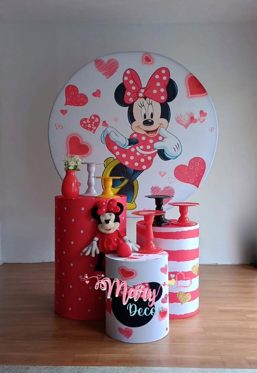  Minnie Vermelha Kit Só Um Bolinho  - Mary Decor Festas & Locações