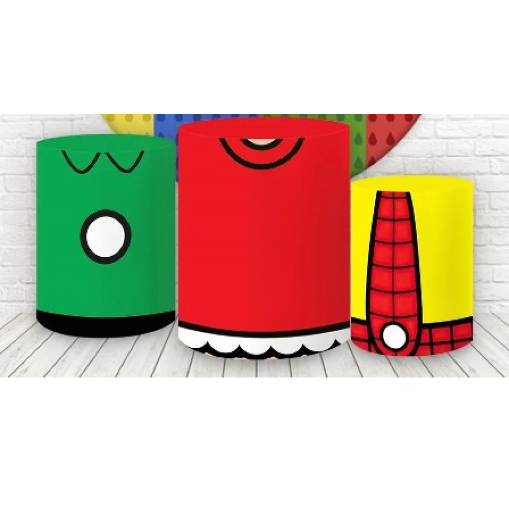 Capas de Cilindro Turma da Monica - Mary Decor Festas & Locações