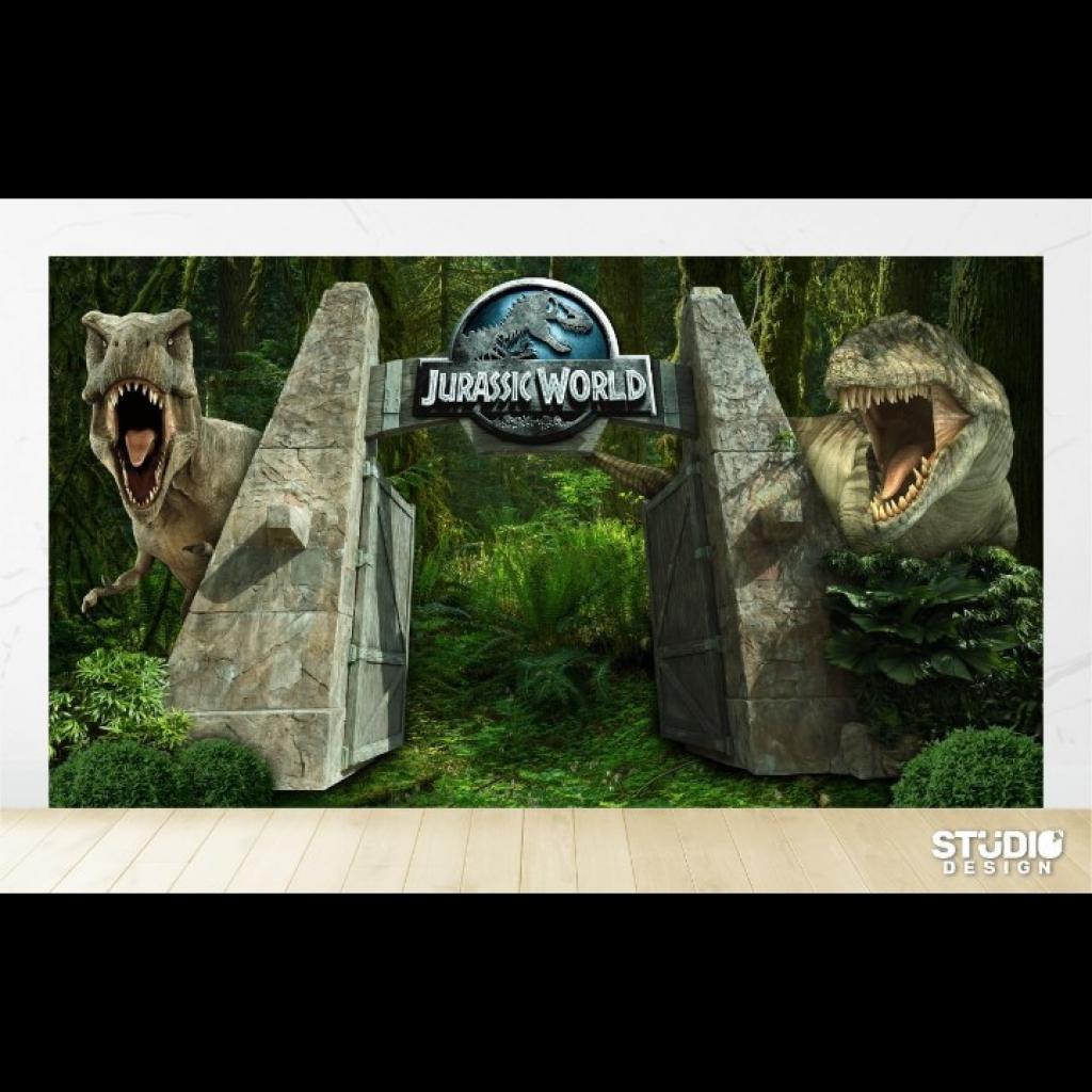 Painel Dinossauro  Grande - Mary Decor Festas & Locações