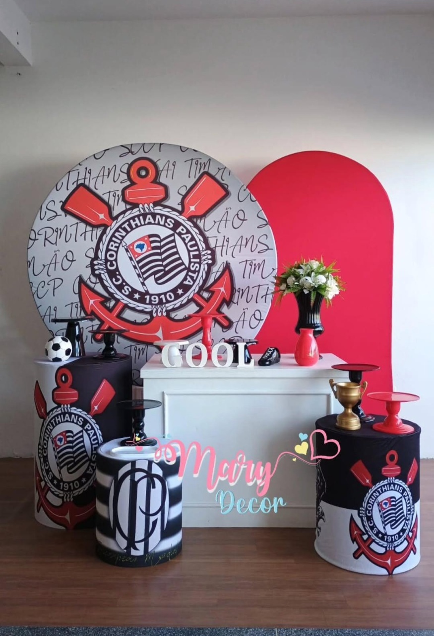 Corinthias Kit Comemore  - Mary Decor Festas & Locações