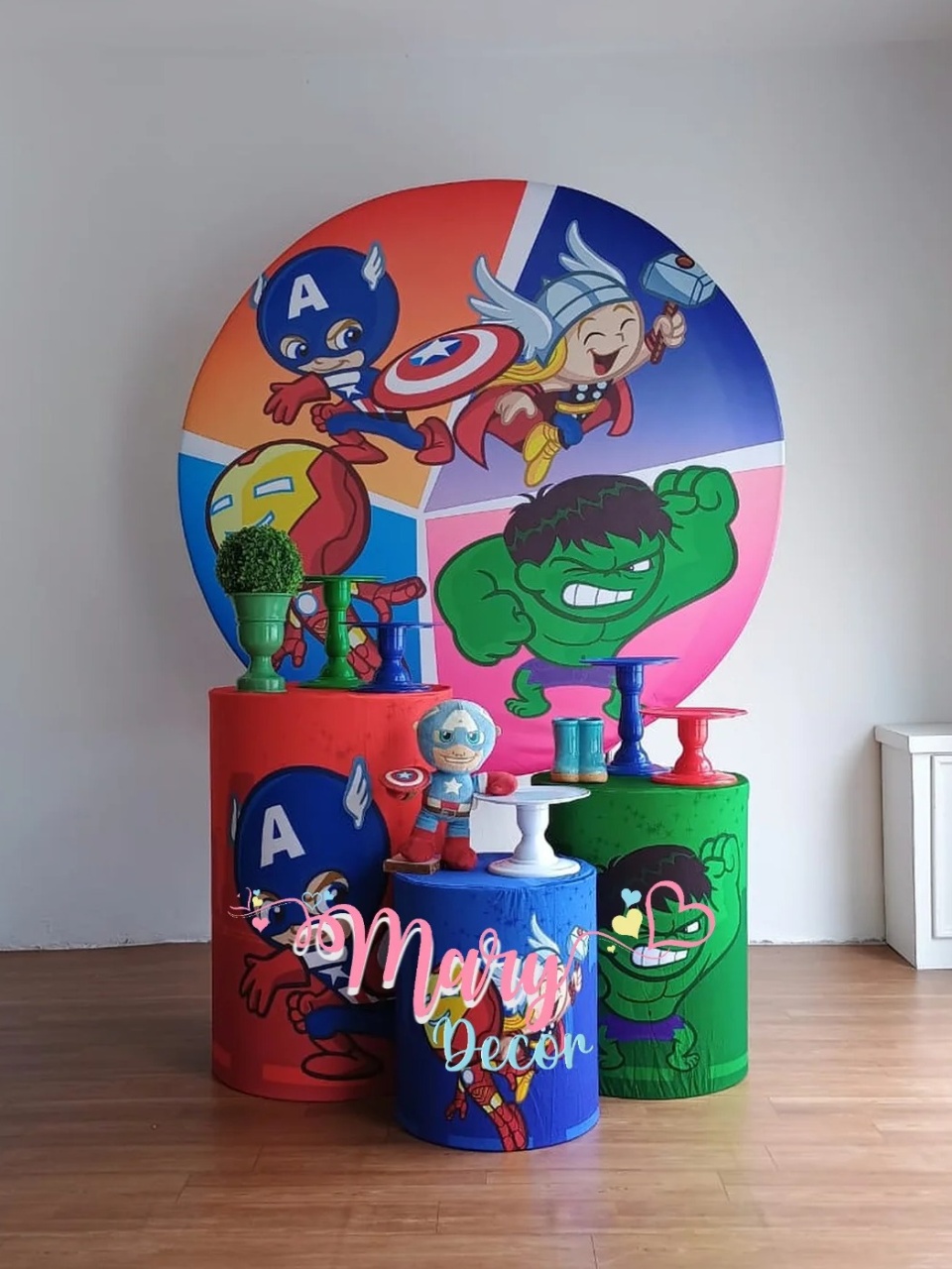 Heróis Baby  Kit Só Um Bolinho  - Mary Decor Festas & Locações