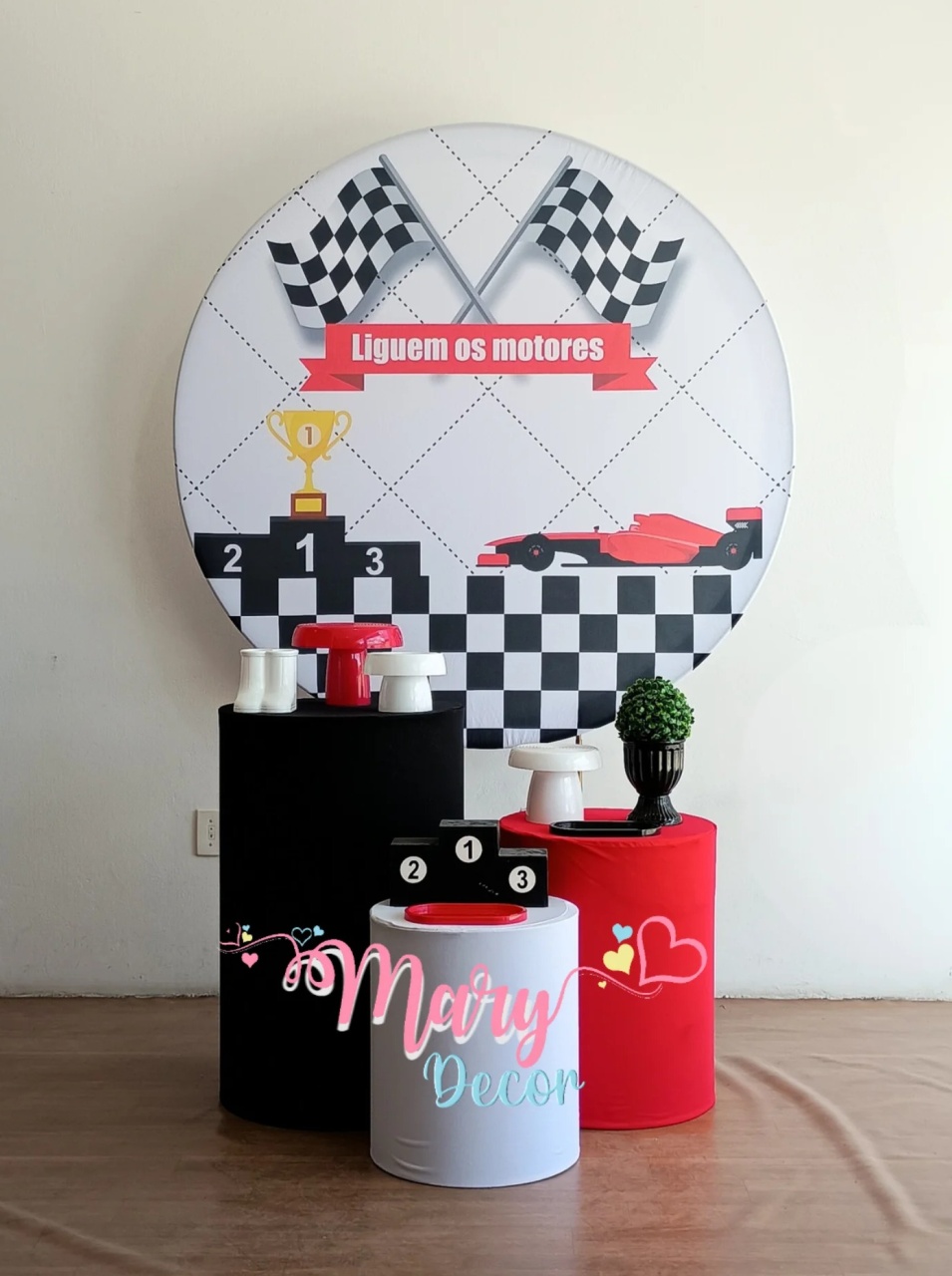 Formula 1  Kit Básico - Mary Decor Festas & Locações