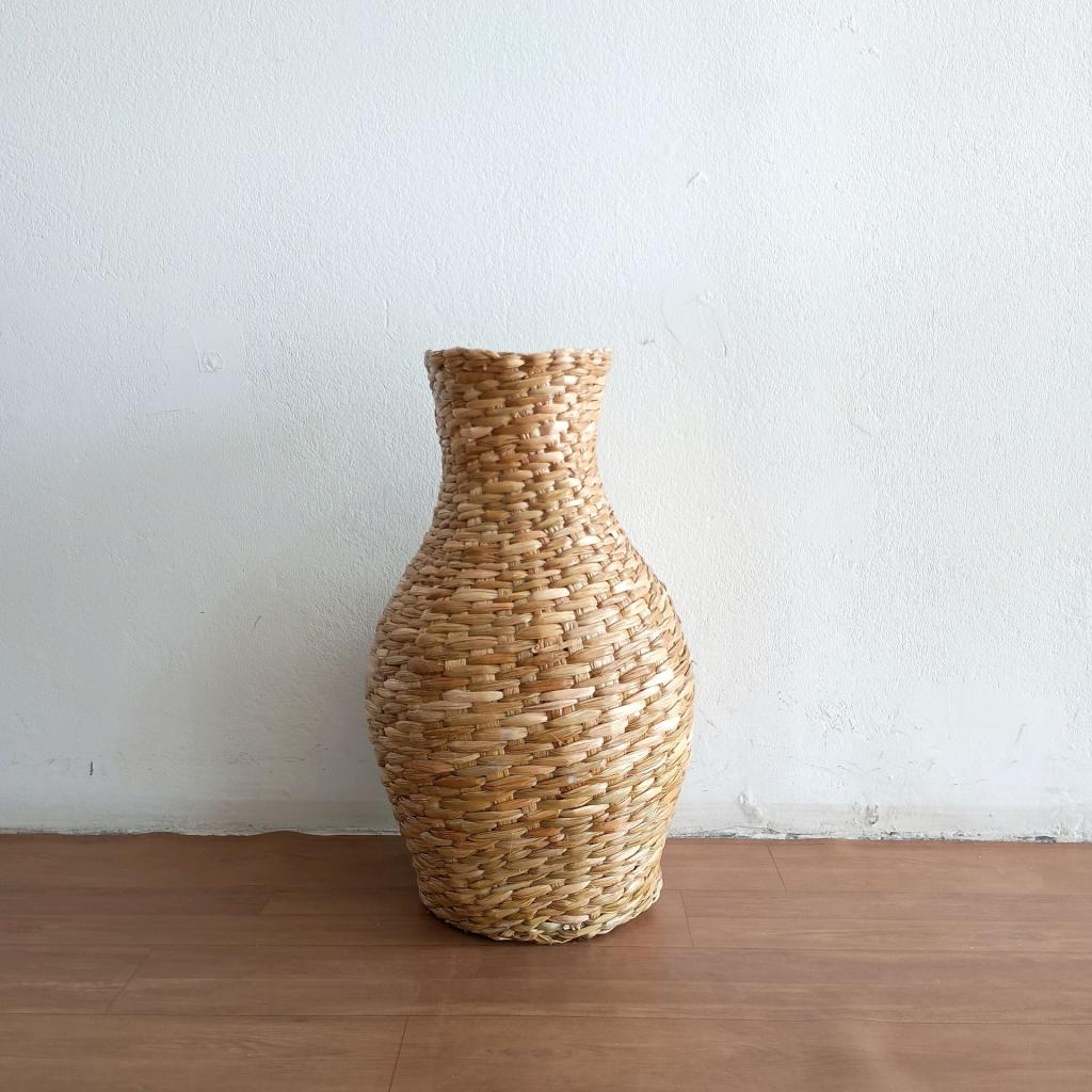 Vaso de Chão de Taboa G - Mary Decor Festas & Locações