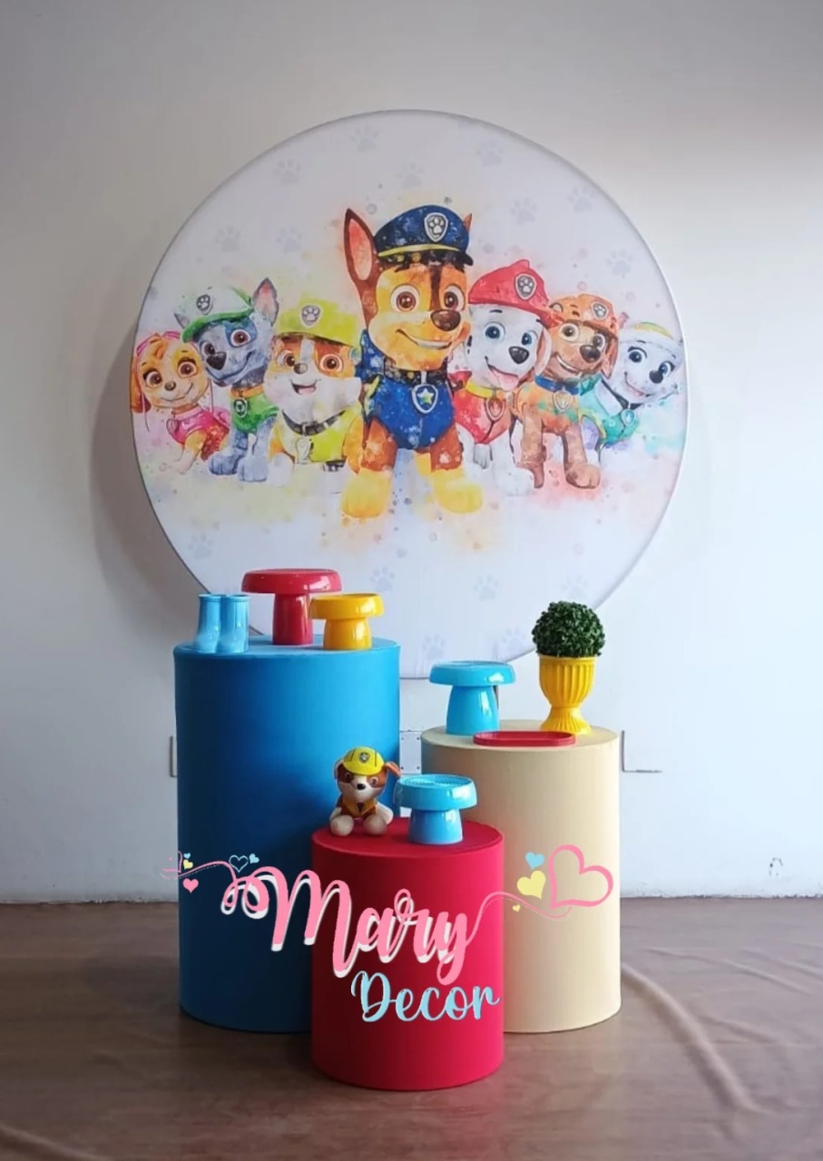 Patrulha Canina Kit Básico  - Mary Decor Festas & Locações