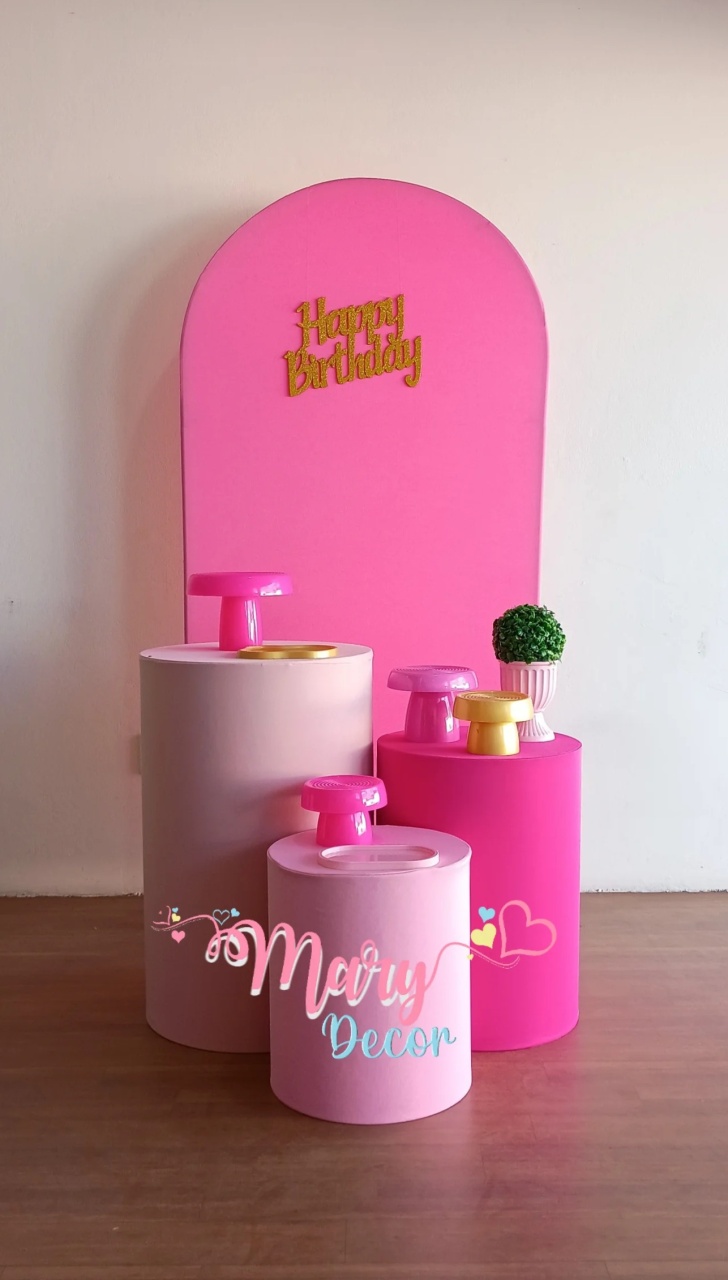 Celebre Básico Pink - Mary Decor Festas & Locações