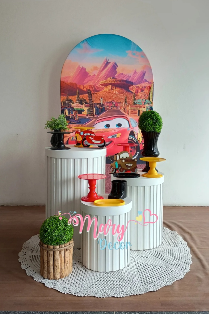Carros Kit Celebre Baby Luxo - Mary Decor Festas & Locações
