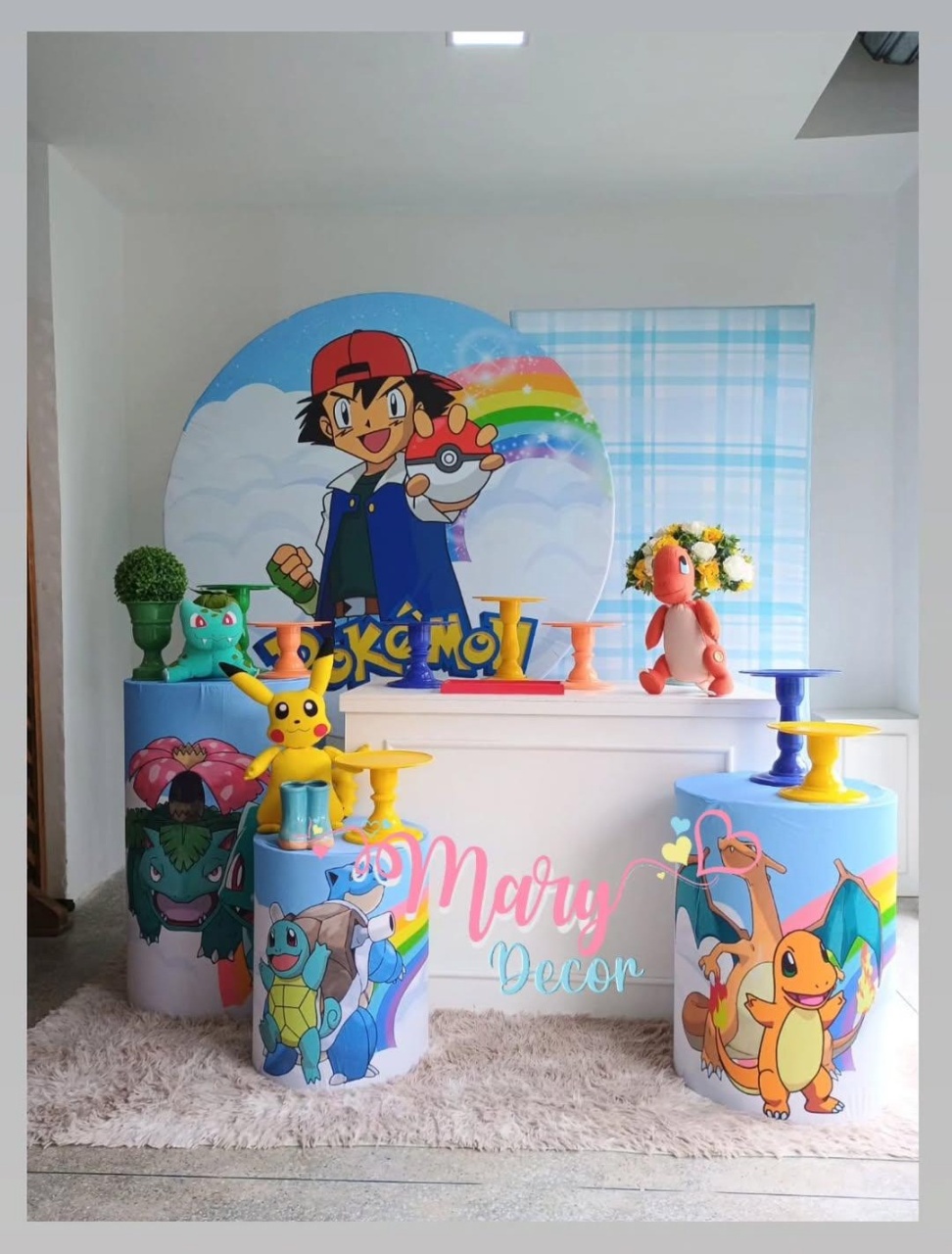 Pokemon  Kit Comemore - Mary Decor Festas & Locações