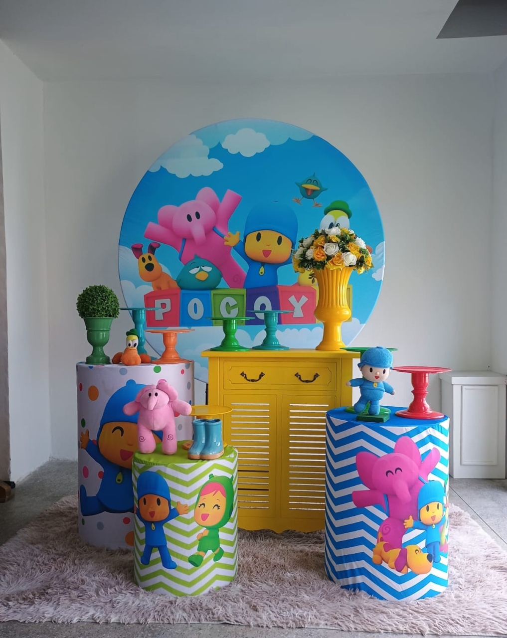 Pocoyo  Kit Festa Em Casa  - Mary Decor Festas & Locações