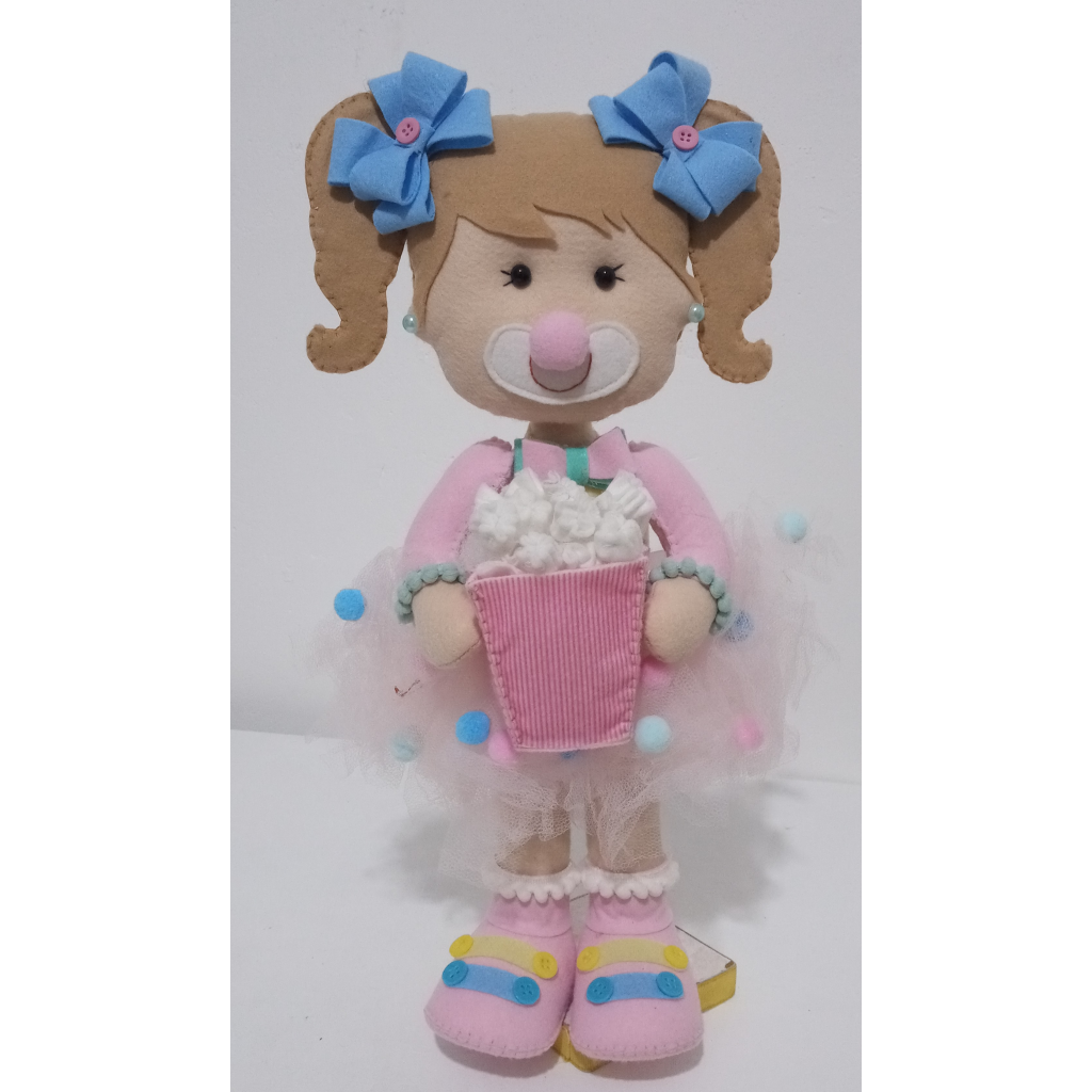 Palhacinha Pipoqueira - Mary Decor Festas & Locações
