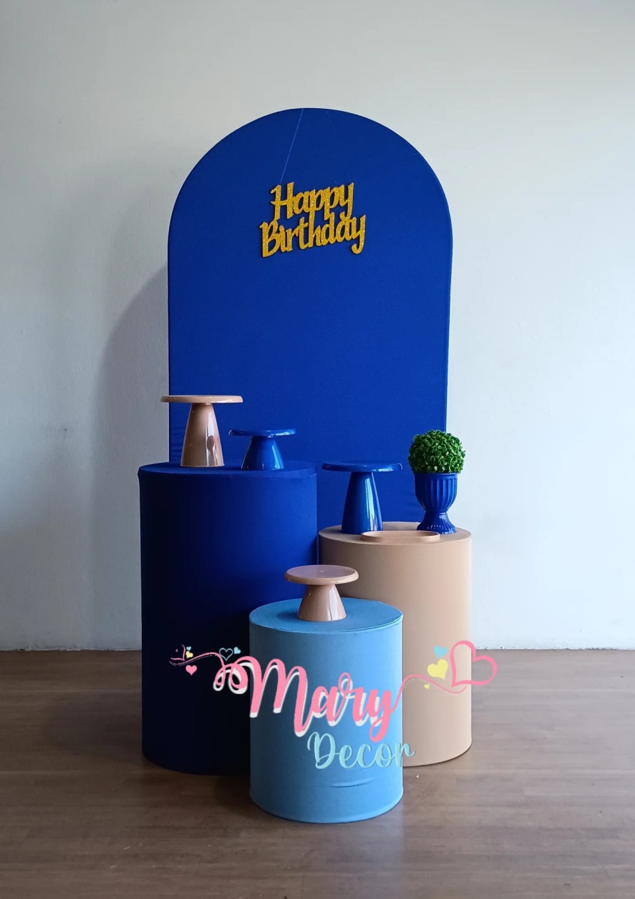 Celebre Básico Azul  - Mary Decor Festas & Locações