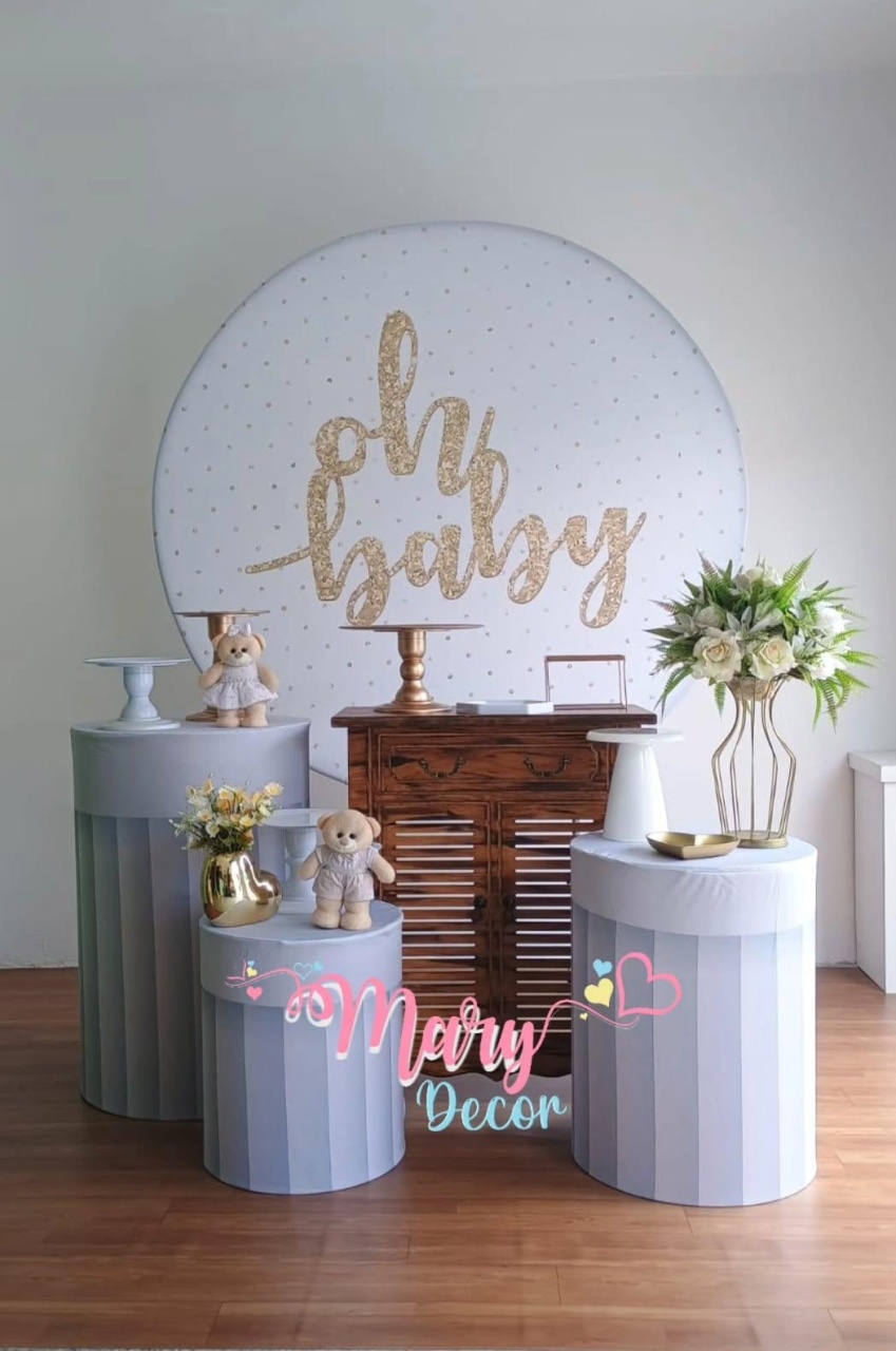 Oh Baby    Chá de Bebê Kit Meu Chá  - Mary Decor Festas & Locações