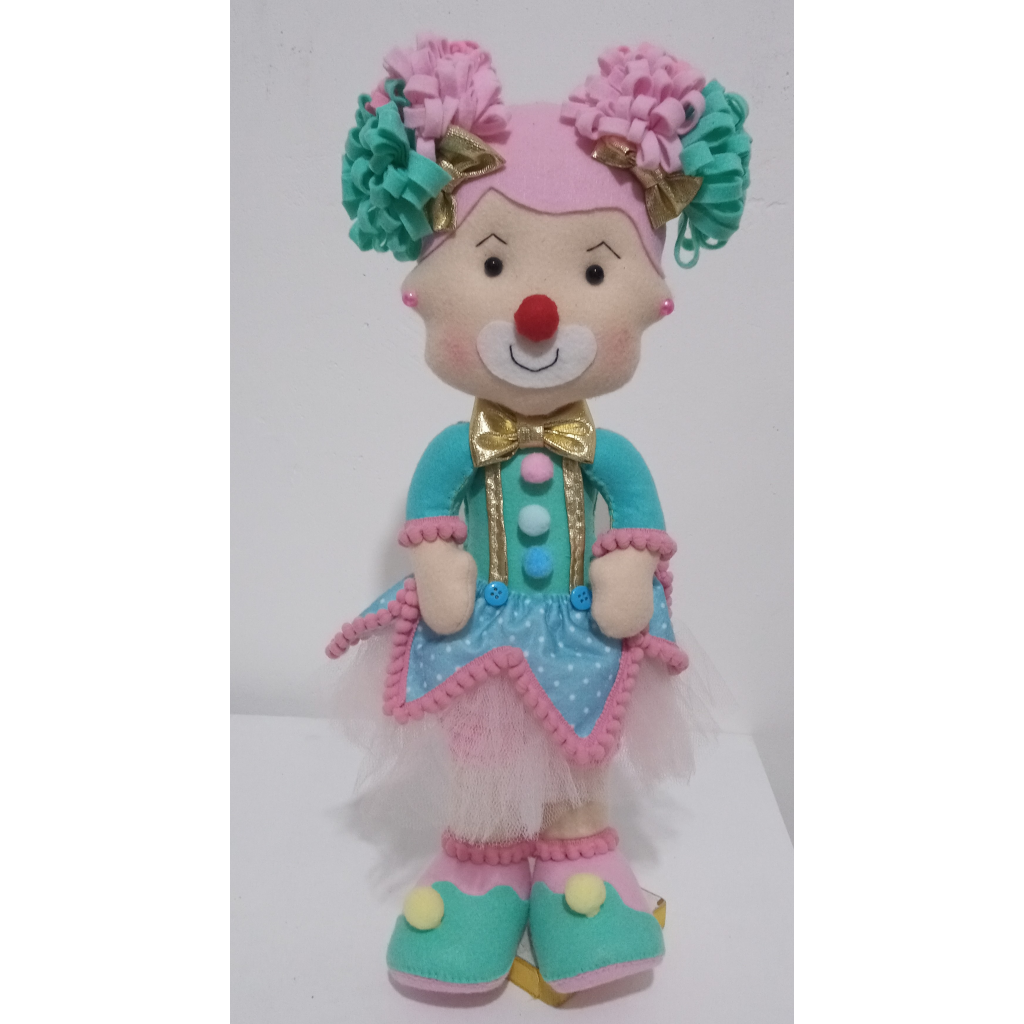 Palhacinha  Rosa - Mary Decor Festas & Locações